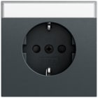 GIRA - SCHUKO-Steckd. BSF + SP System 70 Anthrazit(lack.)