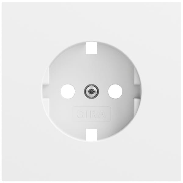 GIRA - EZ-TL: Abd. SCHUKO-Steckd. System 70 Reinweiß m(lack.)