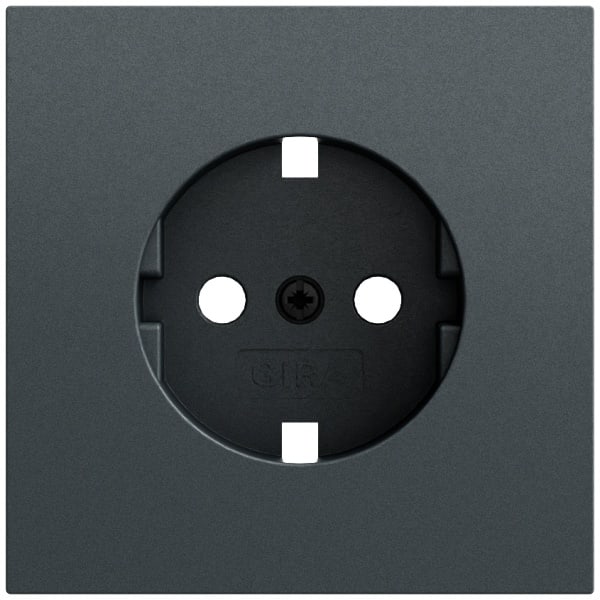GIRA - EZ-TL: Abd. SCHUKO-Steckd. System 70 Anthrazit(lack.)