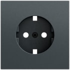 GIRA - EZ-TL: Abd. SCHUKO-Steckd. System 70 Anthrazit(lack.)