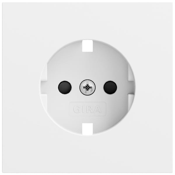 GIRA - EZ-TL: Abd. SCHUKO-Steckd. SP System 70 Reinweiß m(lack.)