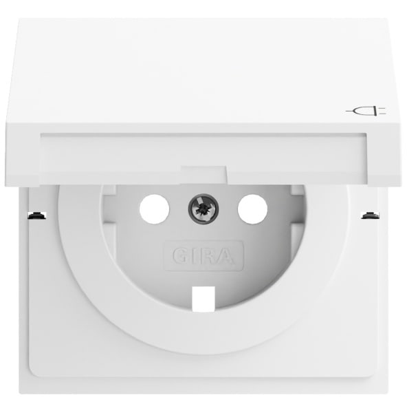 GIRA - EZ-TL: Abd. SCHUKO-Steckd. KD System 70 Reinweiß m(lack.)