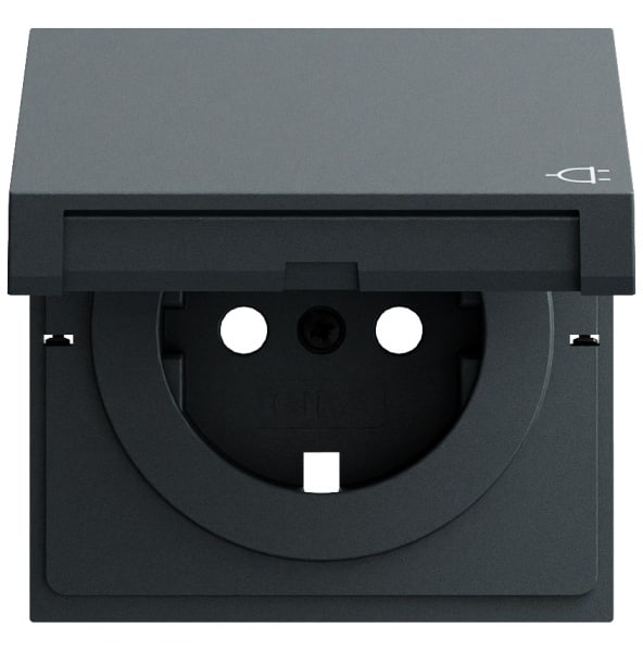 GIRA - EZ-TL: Abd. SCHUKO-Steckd. KD System 70 Anthrazit(lack.)