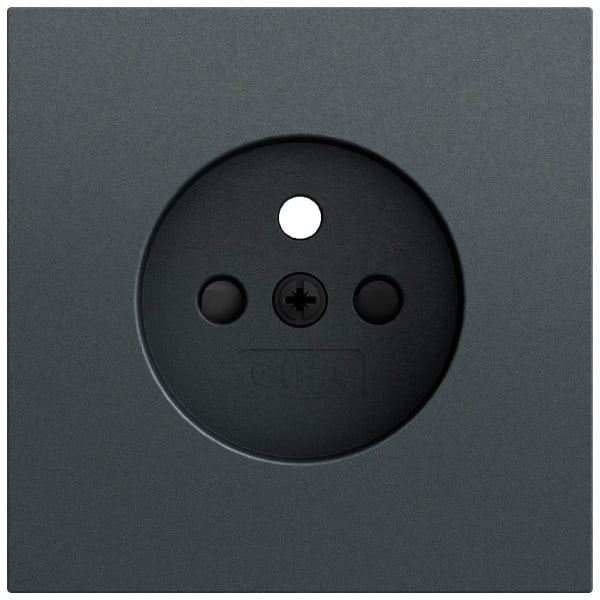 GIRA - Abd. Steckd. Erdstift SP System 70 Anthrazit(lack.)