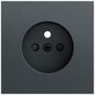 GIRA - Abd. Steckd. Erdstift SP System 70 Anthrazit(lack.)