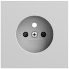 GIRA - Abd. Steckd. Erdstift SP System 70 Grau m(lack.)