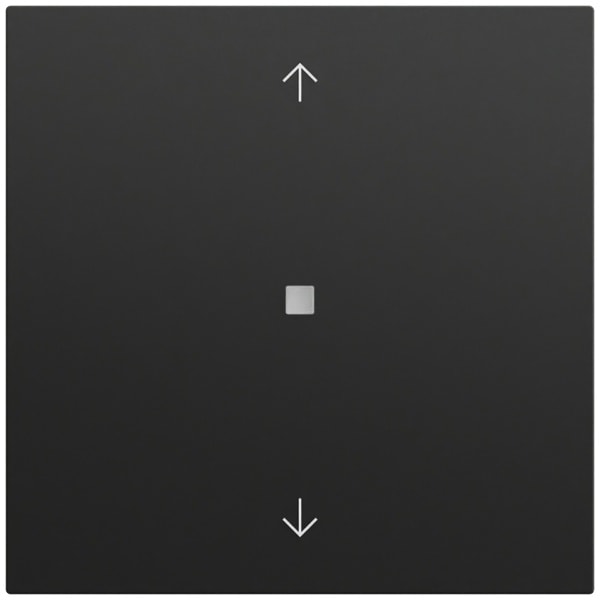 GIRA - RF Multi Bedienaufs. 1f Pfeile KNX System 70 Schwarz m(lack.)