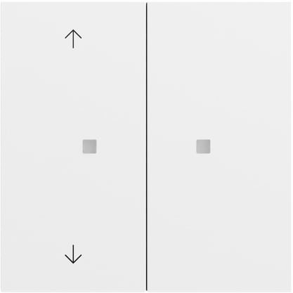 GIRA - RF Multi Bedienaufs. 2f Pfeile KNX System 70 Reinweiß m(lack.)