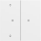 GIRA - RF Multi Bedienaufs. 2f Pfeile KNX System 70 Reinweiß m(lack.)
