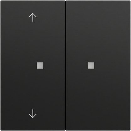GIRA - RF Multi Bedienaufs. 2f Pfeile KNX System 70 Schwarz m(lack.)