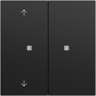 GIRA - RF Multi Bedienaufs. 2f Pfeile KNX System 70 Schwarz m(lack.)