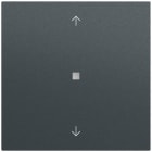 GIRA - Taster Wippe 1f Pfeile OneKNX System 70 Anthrazit(lack.)