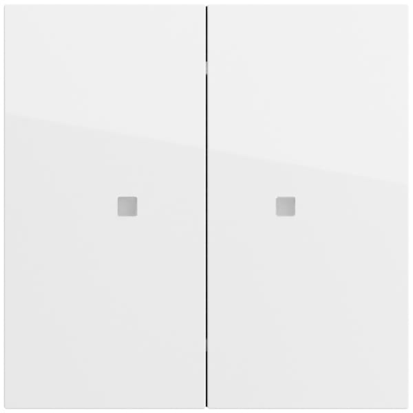 GIRA - Taster Wippe 2f OneKNX System 70 Reinweiß