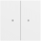 GIRA - Taster Wippe 2f OneKNX System 70 Reinweiß m(lack.)