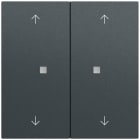 GIRA - Taster Wippe 2f Pfeile OneKNX System 70 Anthrazit(lack.)
