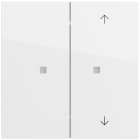 GIRA - Taster Wippe 2f unbedruckt/Pfeile OneKNX System 70 Reinweiß