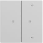 GIRA - Taster Wippe 2f unbedruckt/Pfeile OneKNX System 70 Grau m(lack.)