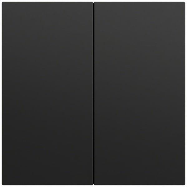 GIRA - S3000 Bedienaufs. 2f System 70 Schwarz m(lack.)