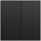 GIRA - S3000 Bedienaufs. 2f System 70 Schwarz m(lack.)