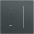 GIRA - S3000 Touchaufs. System 70 Anthrazit(lack.)