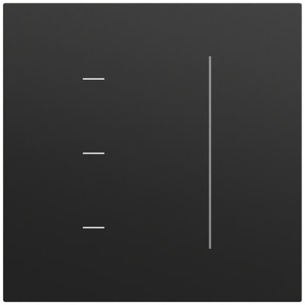 GIRA - S3000 Touchaufs. System 70 Schwarz m(lack.)