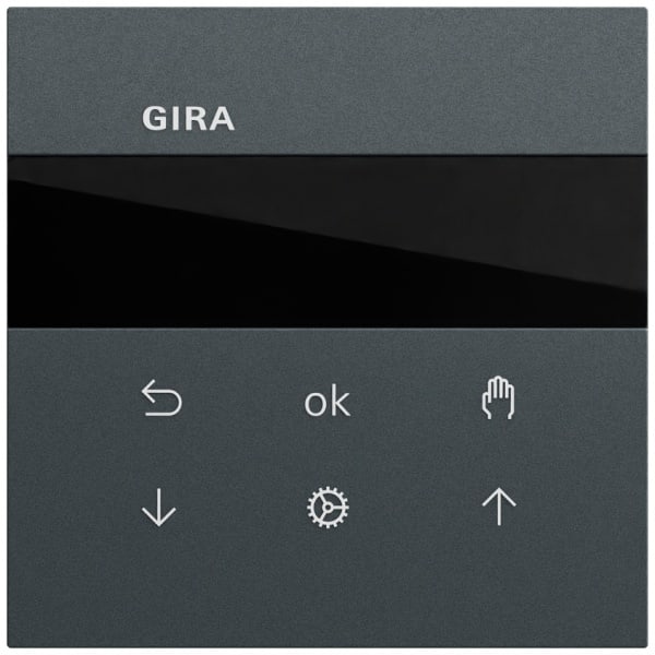 GIRA - S3000 Jal.-/Schaltuhr Display System 70 Anthrazit(lack.)