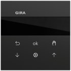 GIRA - S3000 Jal.-/Schaltuhr Display System 70 Schwarz m(lack.)