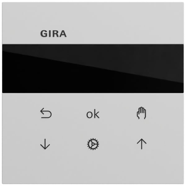 GIRA - S3000 Jal.-/Schaltuhr Display System 70 Grau m(lack.)