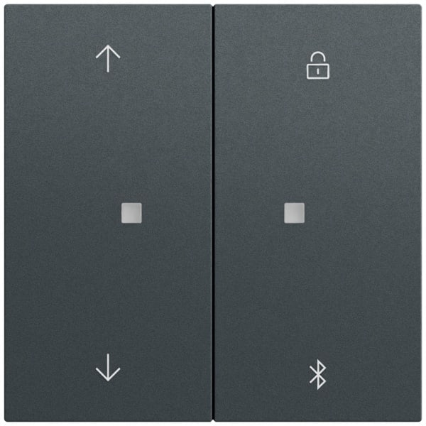 GIRA - S3000 Jal.-/Schaltuhr BT Pfeile System 70 Anthrazit(lack.)
