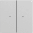 GIRA - Wippe 2f unbedruckt Kontrollf. System 70 Grau m(lack.)