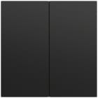 GIRA - Wippe 2f unbedruckt System 70 Schwarz m(lack.)