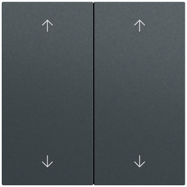 GIRA - Wippe 2f Pfeile System 70 Anthrazit(lack.)