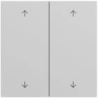 GIRA - Wippe 2f Pfeile System 70 Grau m(lack.)