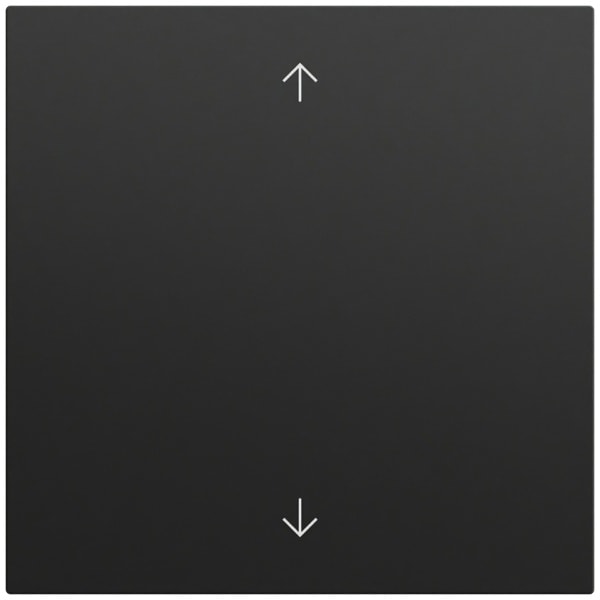 GIRA - Wippe 1f Pfeile System 70 Schwarz m(lack.)