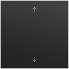 GIRA - Wippe 1f Pfeile System 70 Schwarz m(lack.)