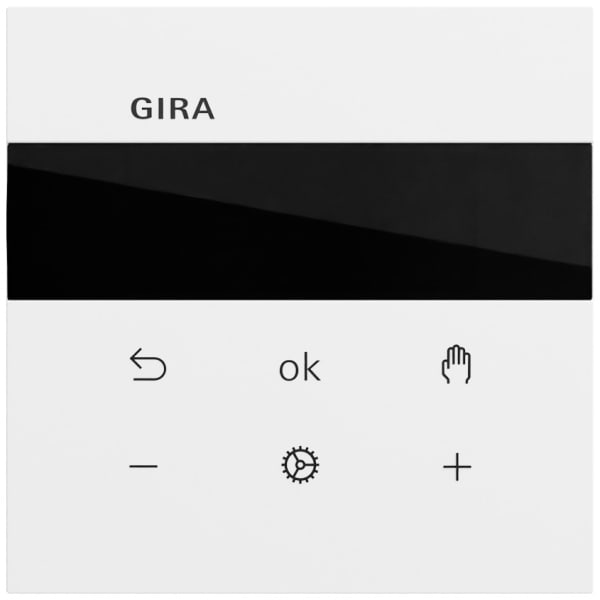 GIRA - S3000 RTR Display System 70 Reinweiß m(lack.)