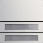 GIRA - Ruftastenmodul 2f System 106 Aluminium(elox.)