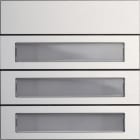 GIRA - Ruftastenmodul 3f System 106 Aluminium(elox.)