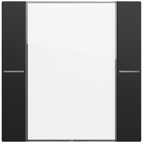 GIRA - Wippenset 1f BSF Tastsens.4.70  Klar/Schwarz m(lack.)