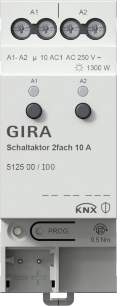 GIRA - Schaltaktor 2f 10 A KNX REG