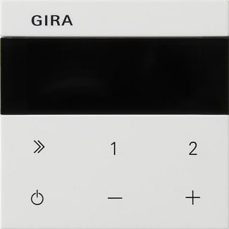 GIRA - Bedienaufs. UP-Radio IP System 55 Reinweiß