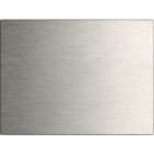 GIRA - Ruftastenabd. 3f beschr. Ruftastenmodul System 106 Edelstahl V4A
