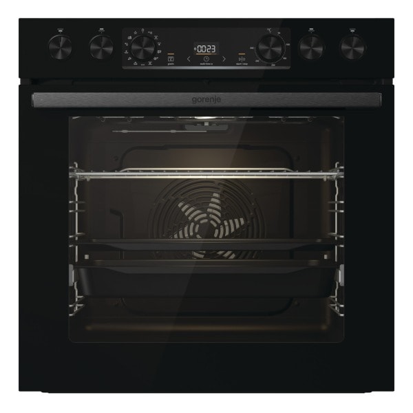 GORENJE - Einbauherd 13BA AquaClean Disp. Dampff. Uhr schwarz