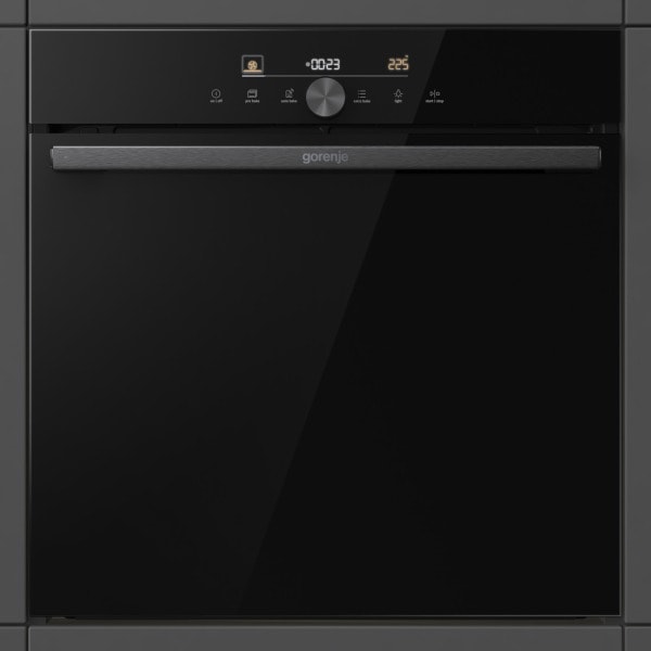 GORENJE - Einbaubackrohr 22BA AqCl. Disp. Uhr A+ sw