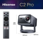 HISENSE - Laser Projektor 65-300'' SmartTV BT TriChroma 2600ANSI sw