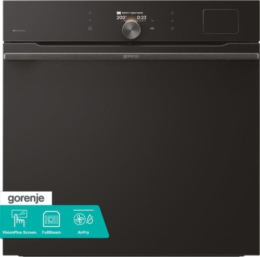 GORENJE - Einbaudampfbackofen 28BA 77L EcoClean Vollausz. Uhr A+ sw