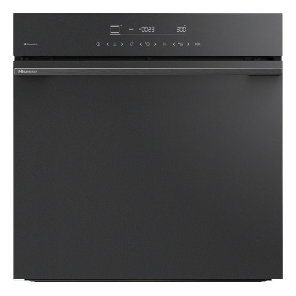HISENSE WW - Einbaubackrohr 78L Pyrolyse Pizza 350°C A++ schwarz matt