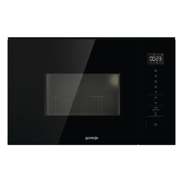 GORENJE - Einbau-Mikrowelle m. Grill 60cm 20L 800W/1000W sw