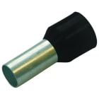 HAUPA - Aderendhülse 1,5mm² L=8mm isoliert schwarz verzinnt