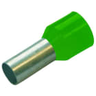 HAUPA - Aderendhülse 6mm² L=12mm isoliert grün verzinnt